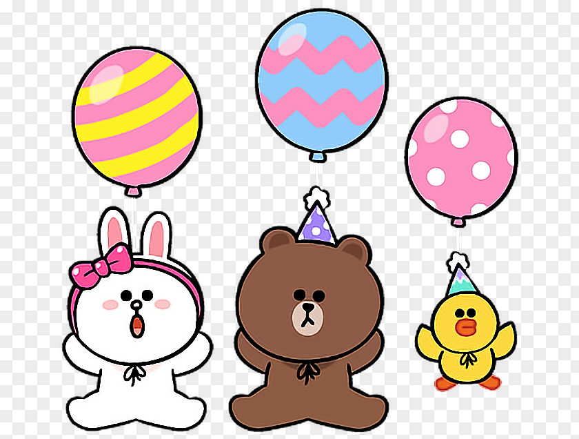 Line Sticker LINE Birthday Party Clip Art PNG