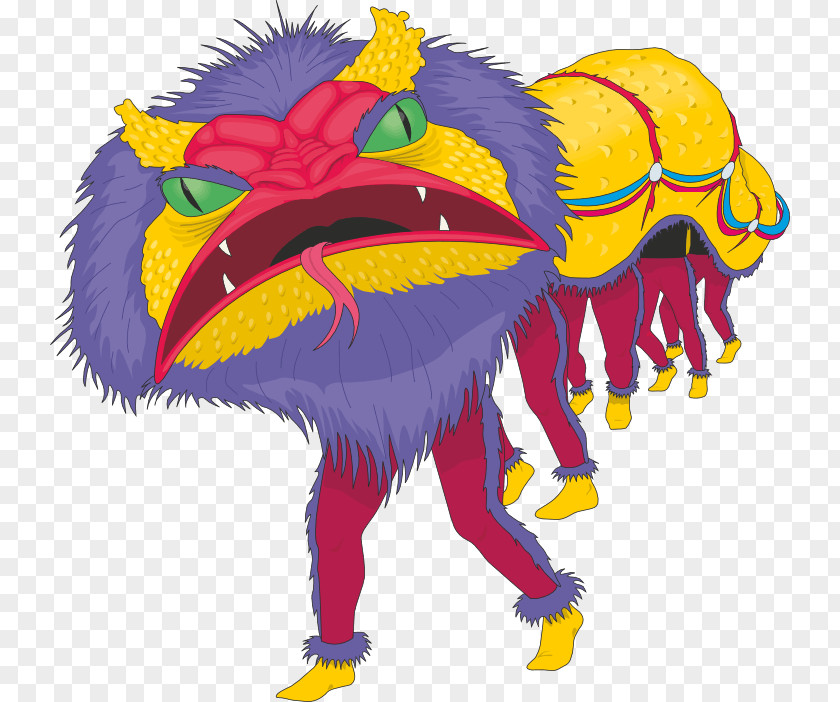 Lion Dance China Chinese New Year Animation Clip Art PNG