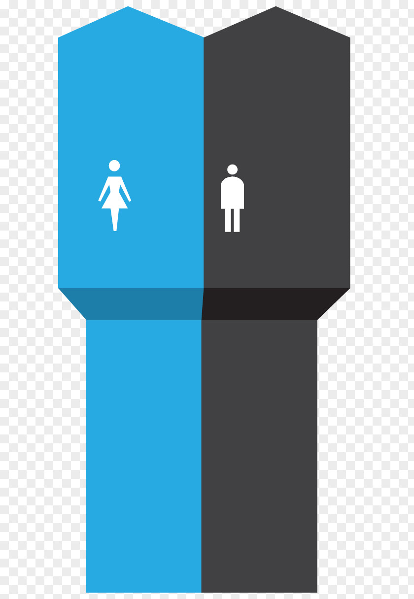 Men And Women Pointing Material Blue PNG
