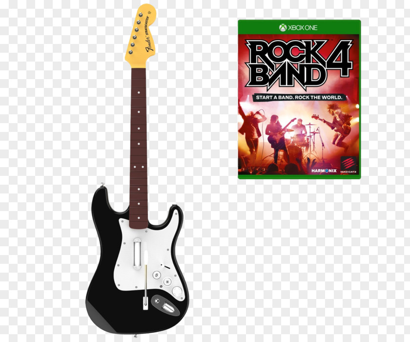 Microphone Rock Band 4 Guitar Hero Live Controller Xbox One PNG