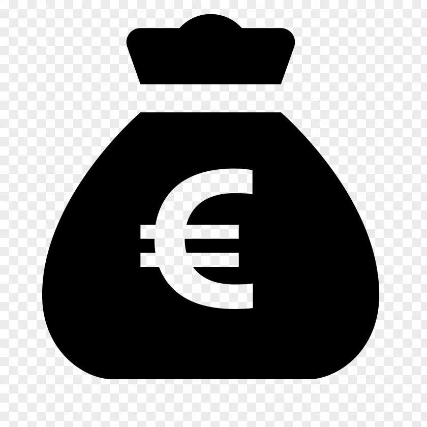 Money Bag Euro Font PNG