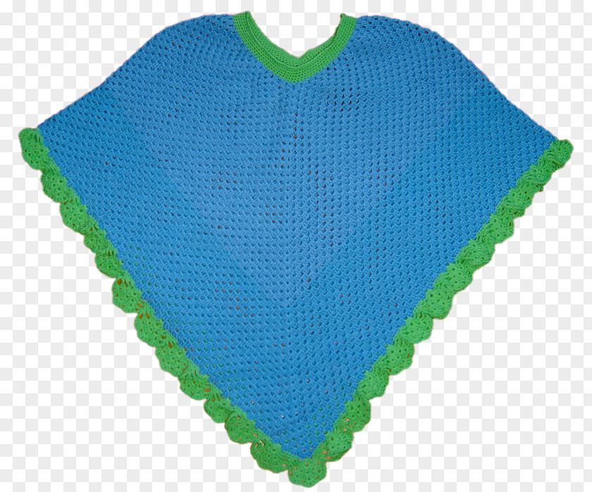 Pancho Turquoise Wool PNG