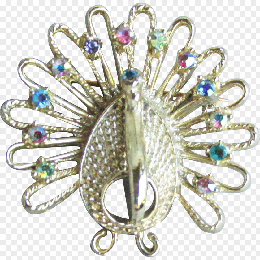 Peacok Body Jewellery Brooch Clothing Accessories Fashion PNG