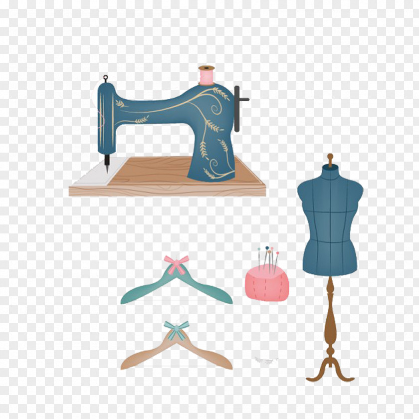 Tailor Supplies Material Model Aircraft Hanger Sewing Needle Drawing Machine Clip Art PNG