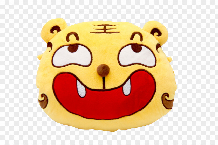 Tiger Pillow Cartoon Smiley South China PNG