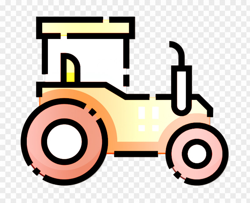 Tractor Icon Vehicles Transport PNG