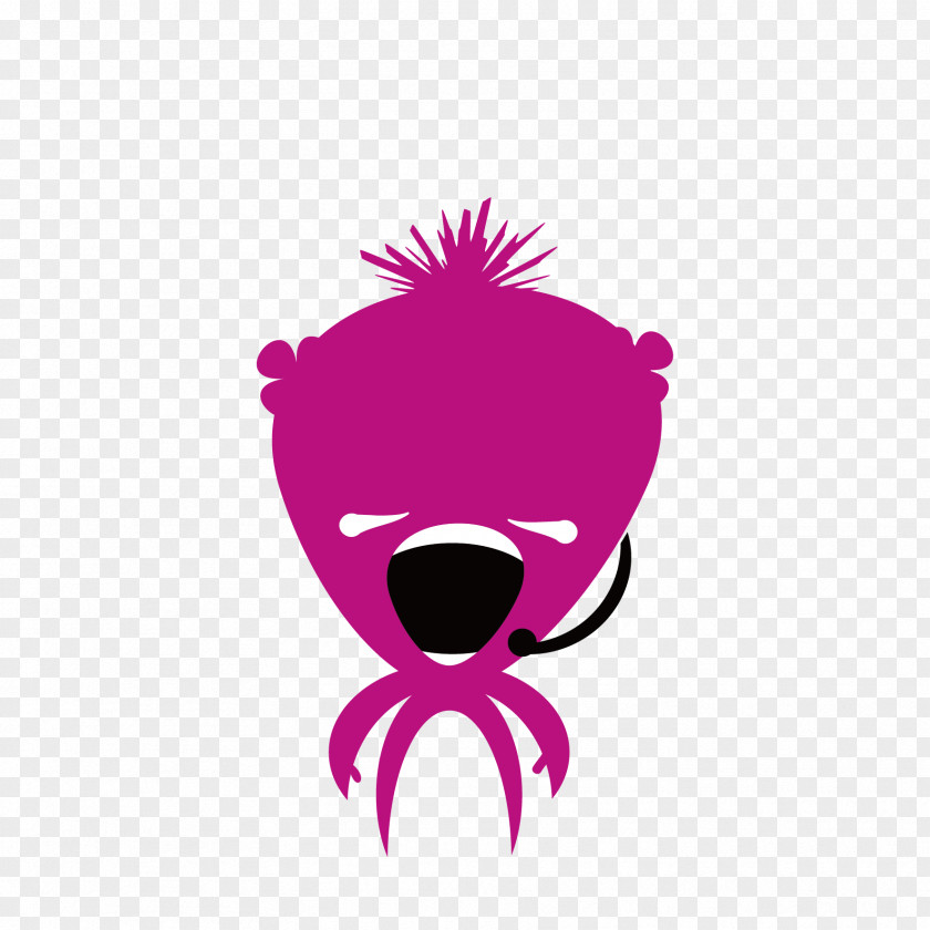 Vector Cartoon Monster Euclidean Plot PNG