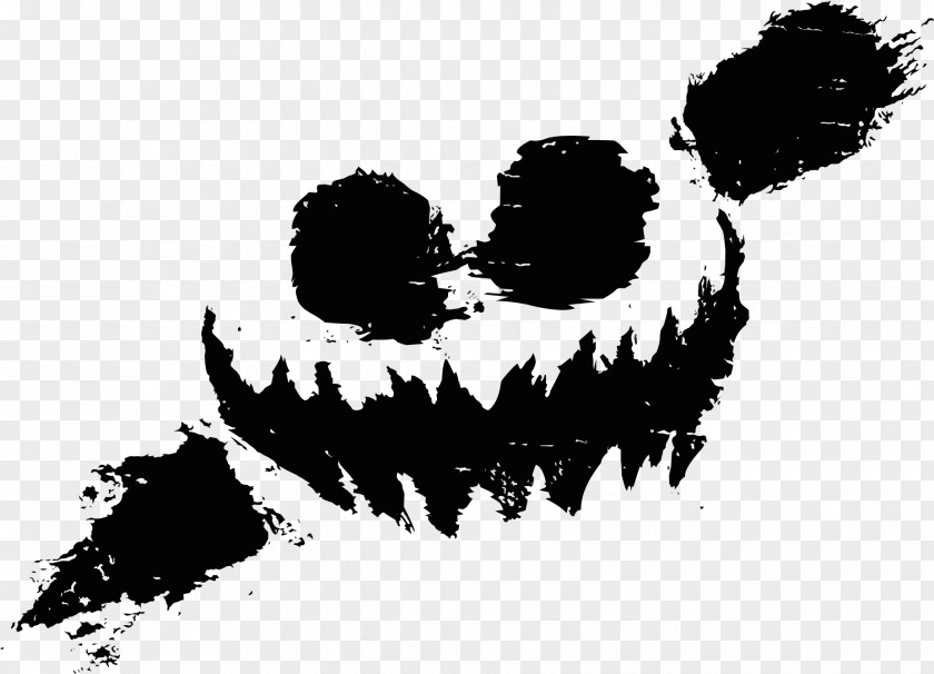Wall Crack Knife Party Haunted House Dubstep Logo PNG
