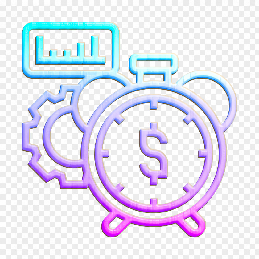 Business Strategy Icon Performance Time PNG