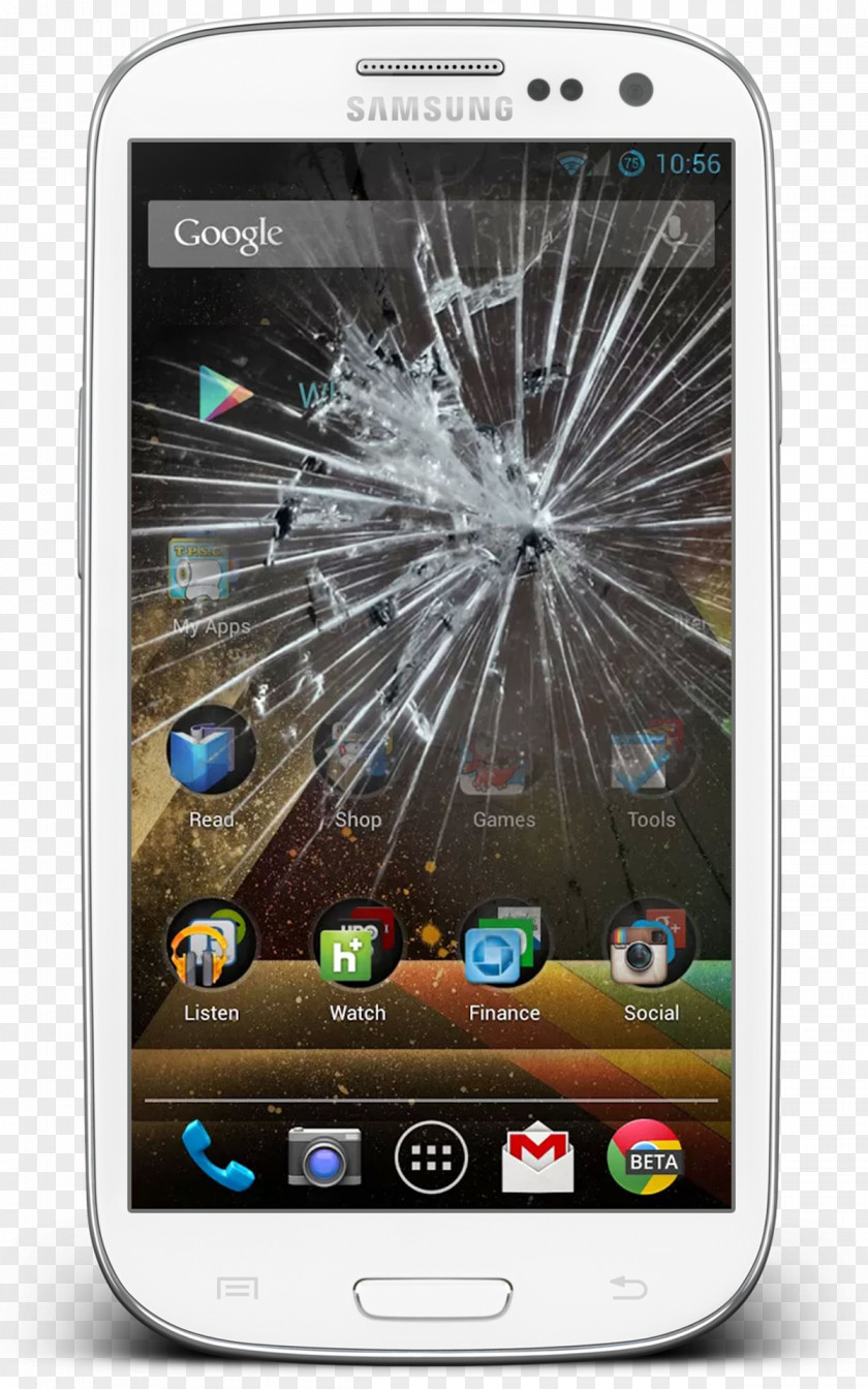Cracked Screen AndroidCrack Feature Phone Smartphone Crack Prank Broken PNG