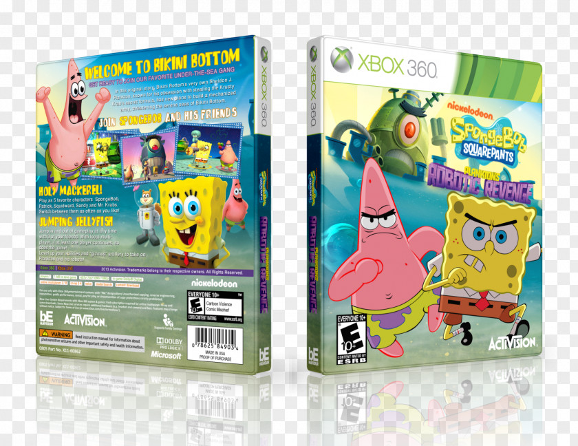 Xbox SpongeBob SquarePants: Plankton's Robotic Revenge 360 Plankton And Karen Video Game Consoles SpongeBob's Truth Or Square PNG