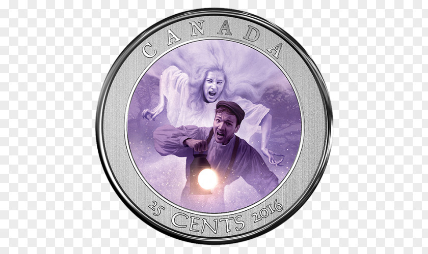 Coin Bell Island Quarter Royal Canadian Mint Ghost PNG