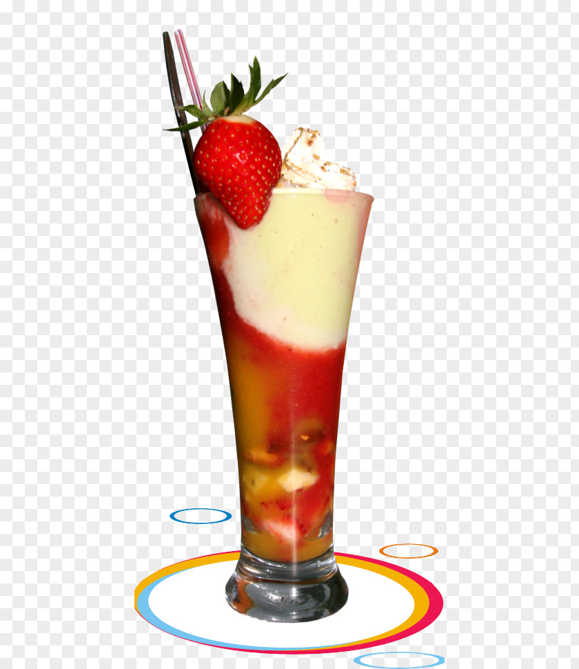 Juice Sundae Strawberry Cocktail Non-alcoholic Drink PNG