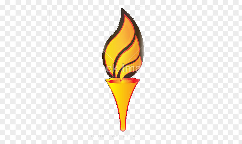 Sports Logo Flame Torch Fire PNG