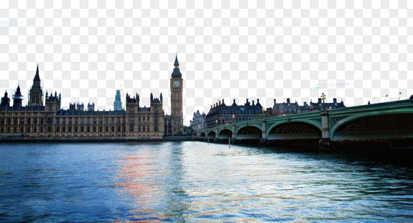 UK Big Ben, London Bridge Landscape Photography Palace Of Westminster Ben River Thames Tube Station PNG