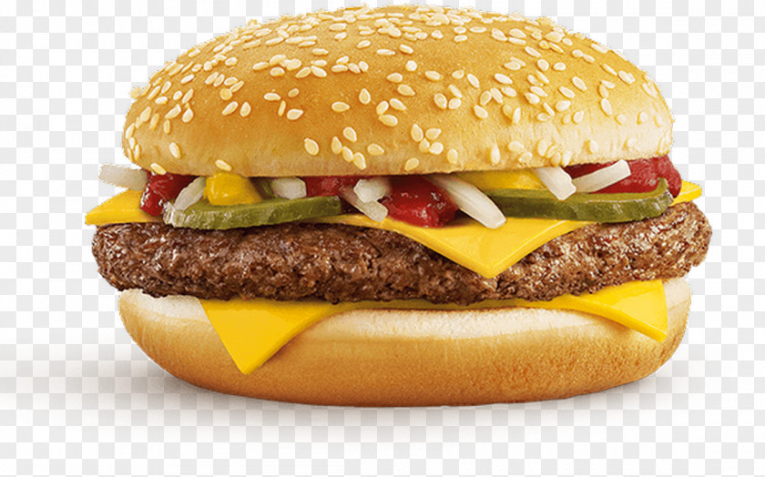 Burger King McDonald's Quarter Pounder Hamburger Cheeseburger Big Mac Fast Food PNG