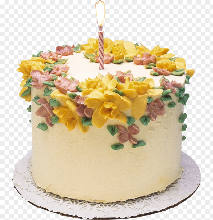 Cake Torte Buttercream Sugar Cream Pie Birthday PNG