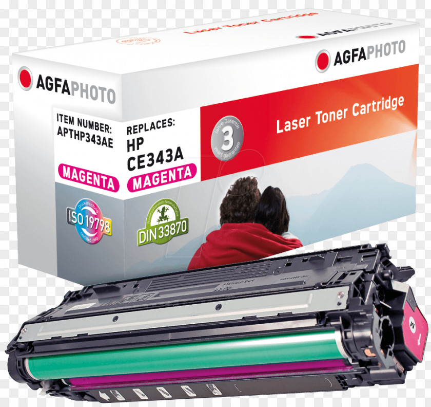 Hewlettpackard Hewlett-Packard Toner Cartridge Magenta Prindo Original PNG