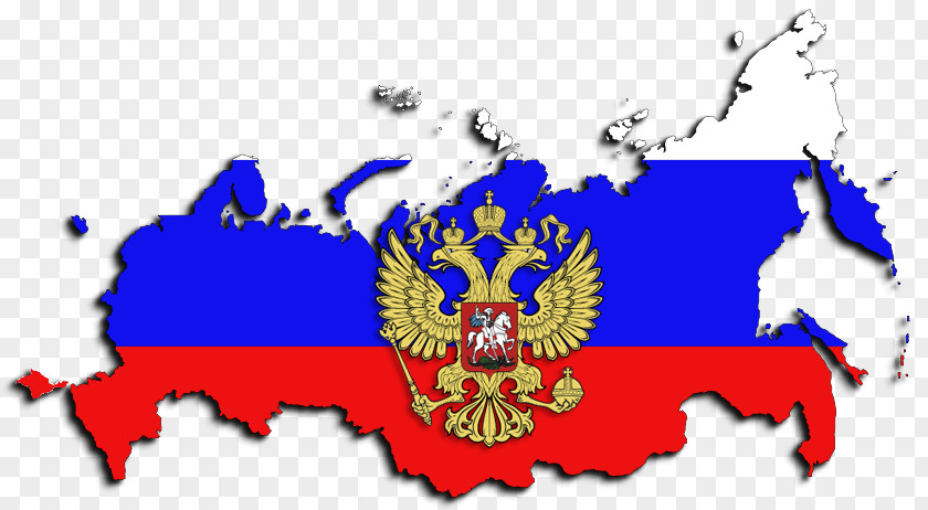 Russia Flag Of Territory World Map Image PNG