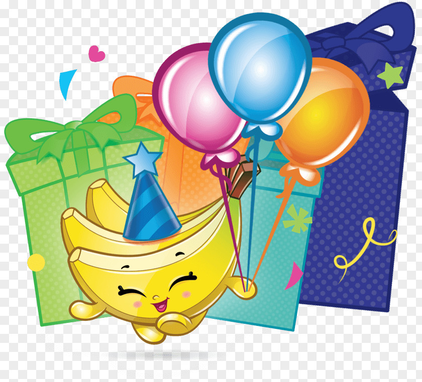 Toy Shopkins Party Balloon Clip Art PNG