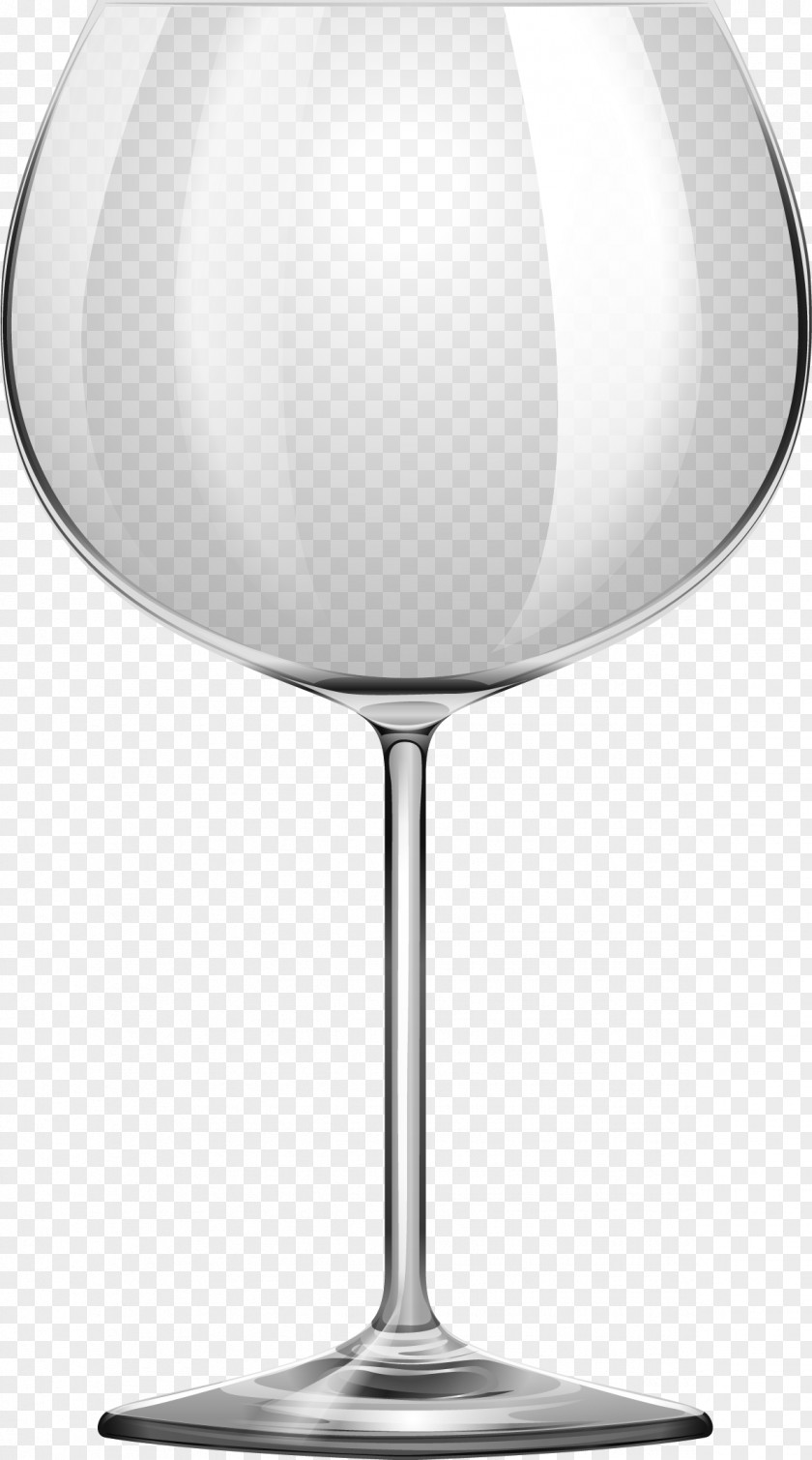 Vector Hand-painted Glass Wine Cup PNG