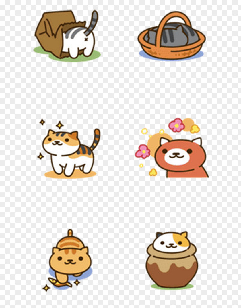 Cartoon Cat Sticker LINE Pusheen Game PNG