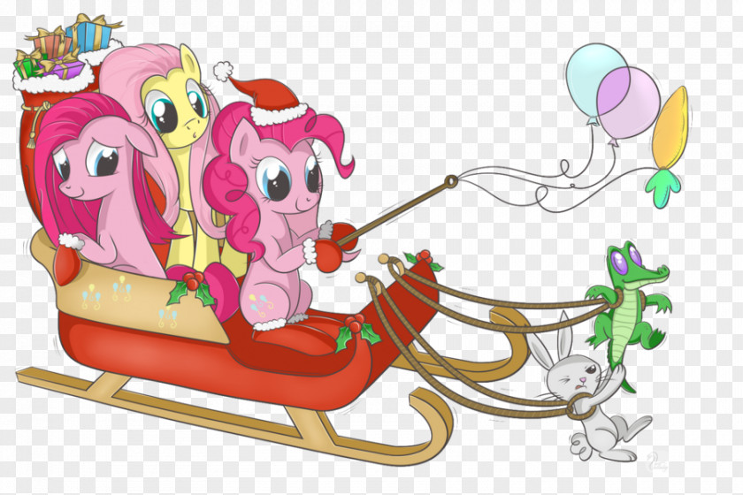 Christmas Pony Pinkie Pie Rainbow Dash PNG