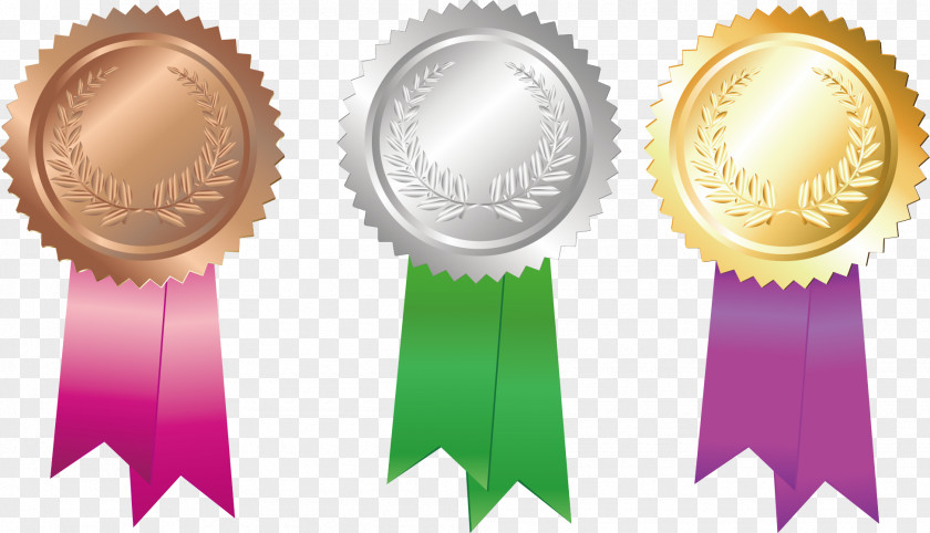Creative Gold Medal Bronze Silver PNG