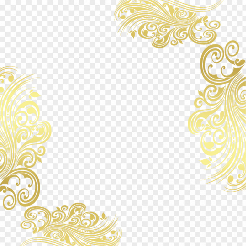 Gold Decorative Patterns Pattern PNG