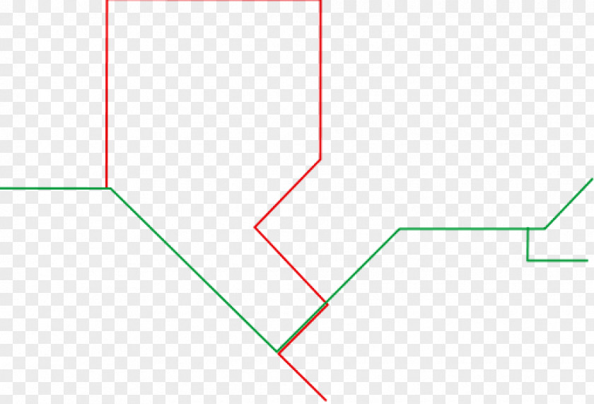 Line Point Angle Green PNG