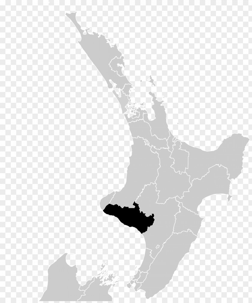 Map Of New Zealand Vector Blank PNG
