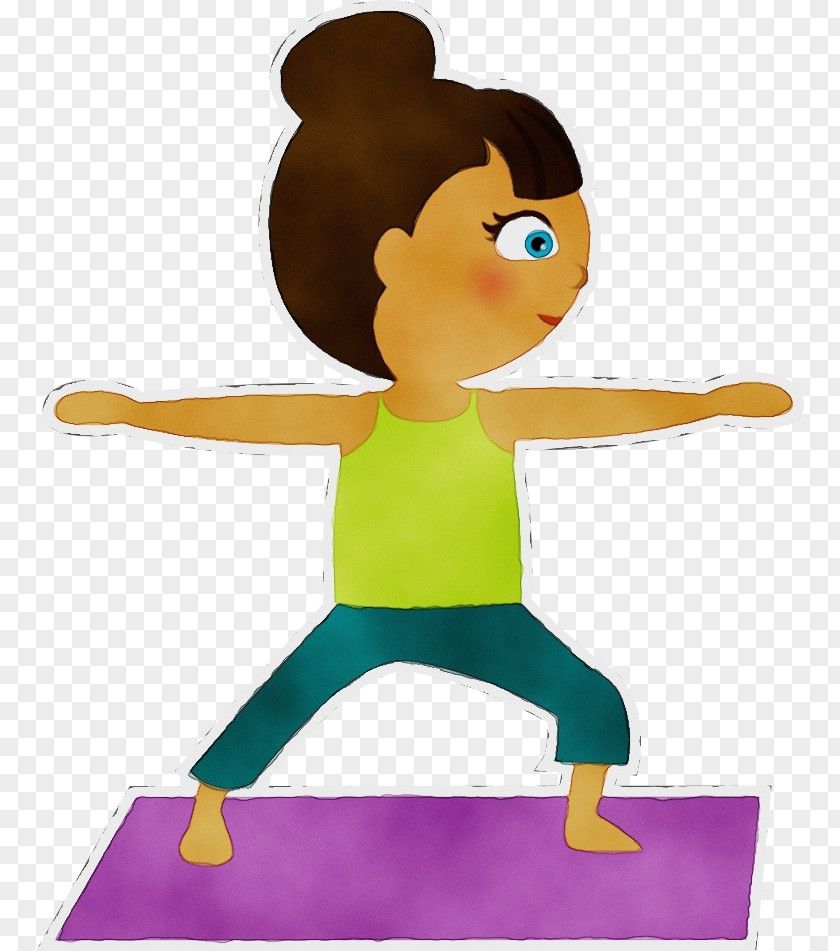 Toy Stretching Yoga Cartoon PNG