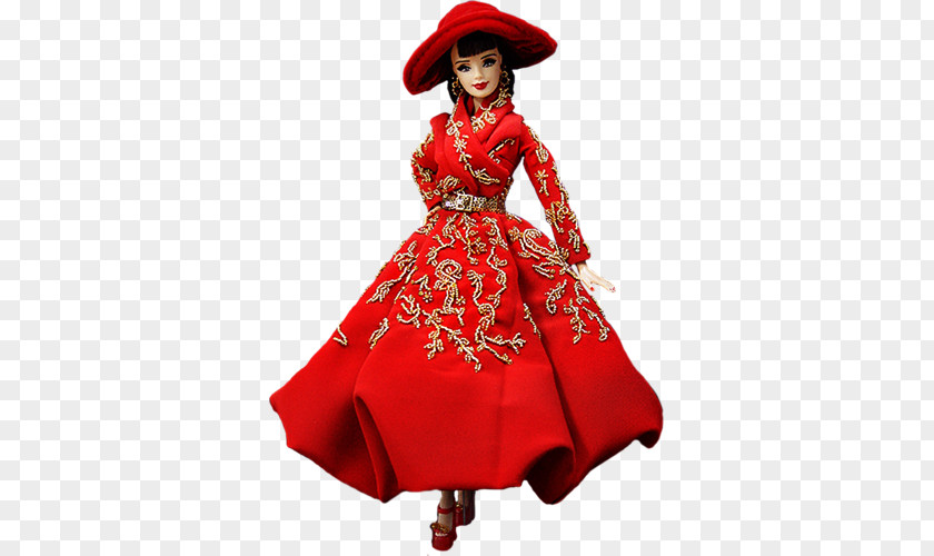 Barbie Doll Costume Design PNG