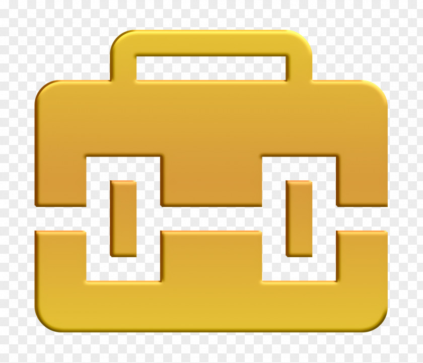 Material Property Yellow Bag Icon Briefcase PNG