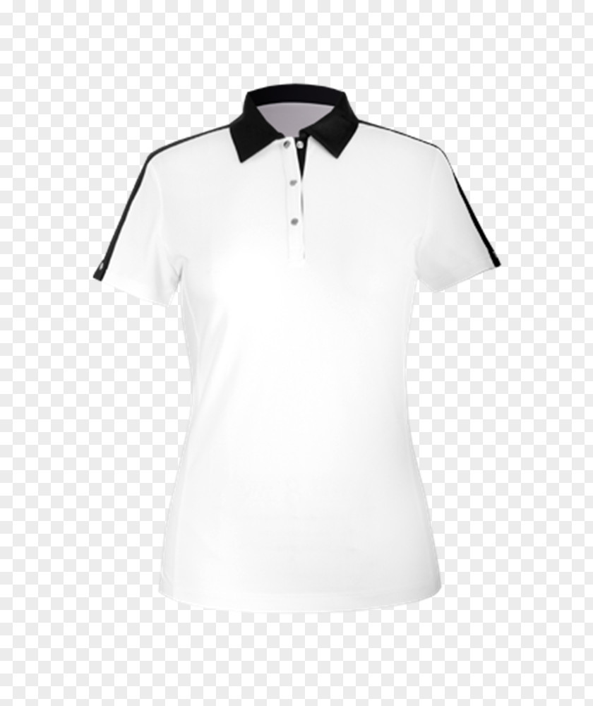 White Short Sleeves Polo Shirt T-shirt Uniform Collar PNG