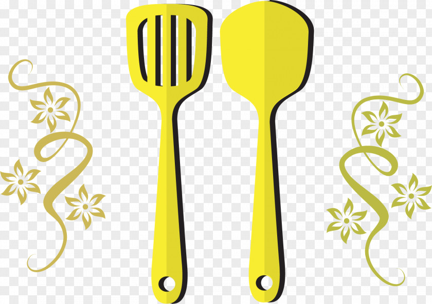 Cartoon Knife And Fork Material PNG