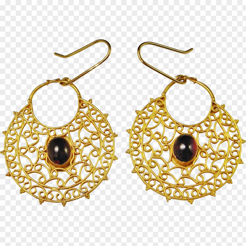 Jewellery Earring 6th Century Byzantine Chain Gold PNG