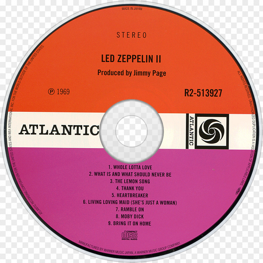 Led Zeppelin Compact Disc IV Phonograph Record II PNG
