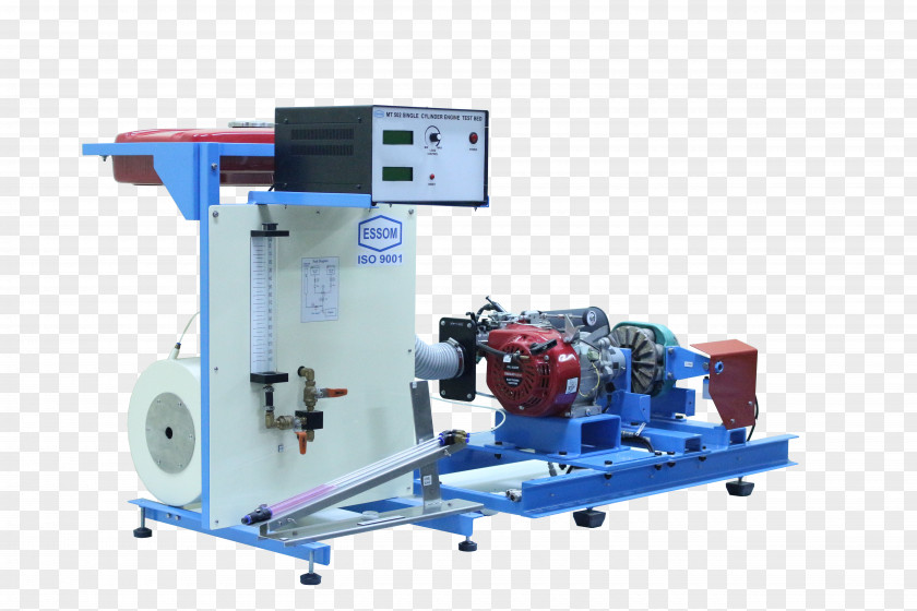 Single Cylinder Machine Engine Test Stand Pump Testbed PNG