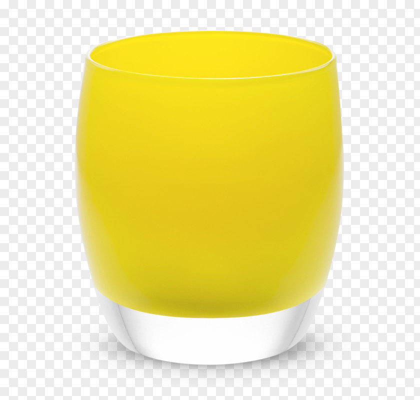 Candle In Glass Glassybaby Highball Yellow Breakfast PNG