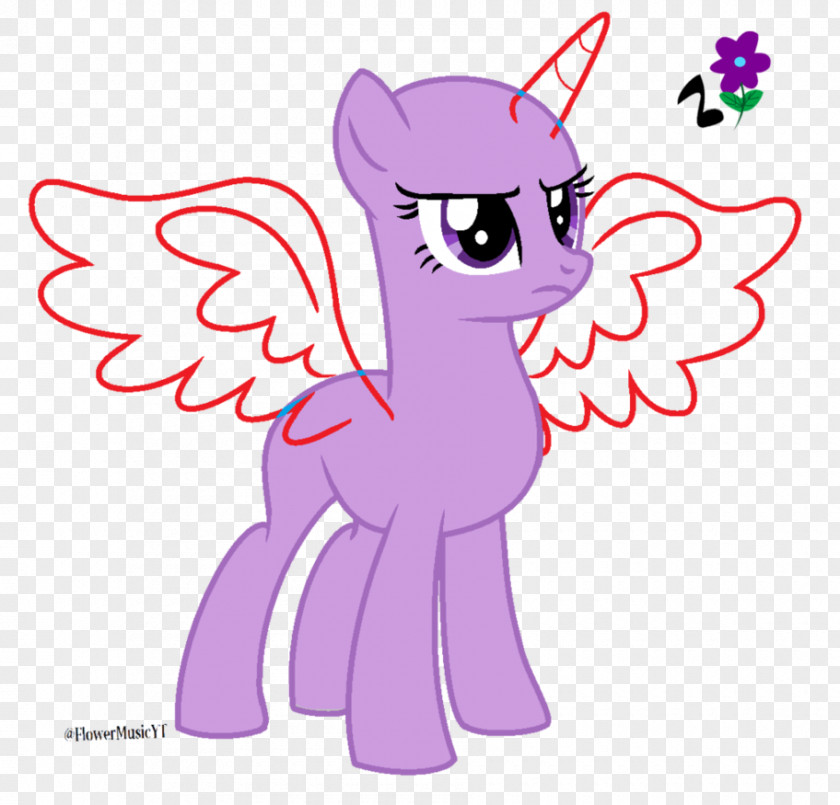 Flower Base Pony Drawing Fluttershy Winged Unicorn PNG