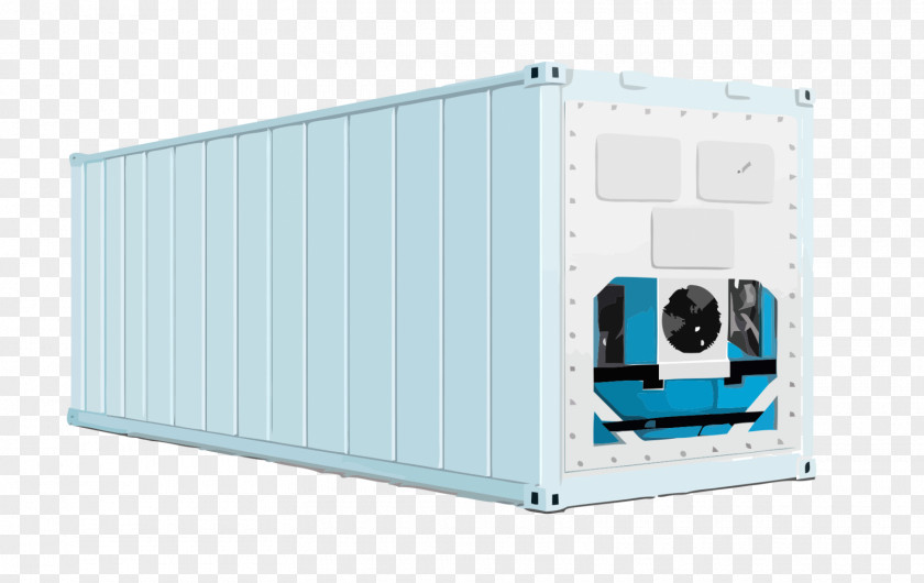 Refrigerator Intermodal Container Refrigerated Freight Transport Cargo PNG