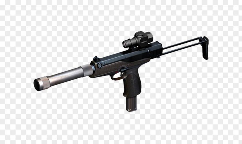 Barreled Submachine Gun AEK-919K Weapon Pistol PNG