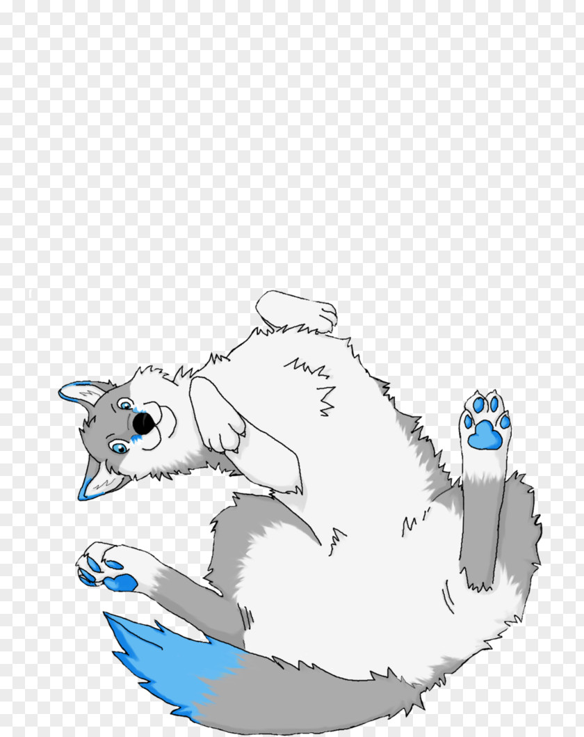Blue Cat Hare Paw Clip Art PNG