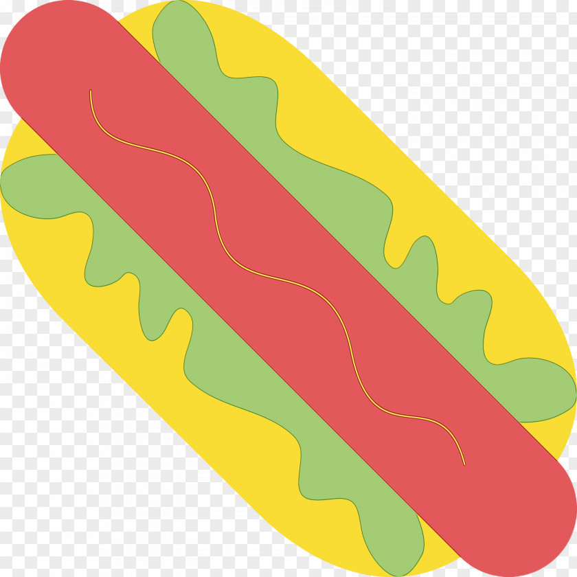 Fast Food Yellow Hot Dog Bun American PNG