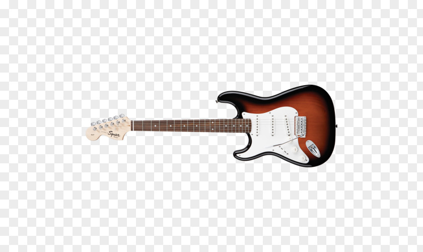 Guitar Fender Stratocaster Squier Sunburst Electric PNG