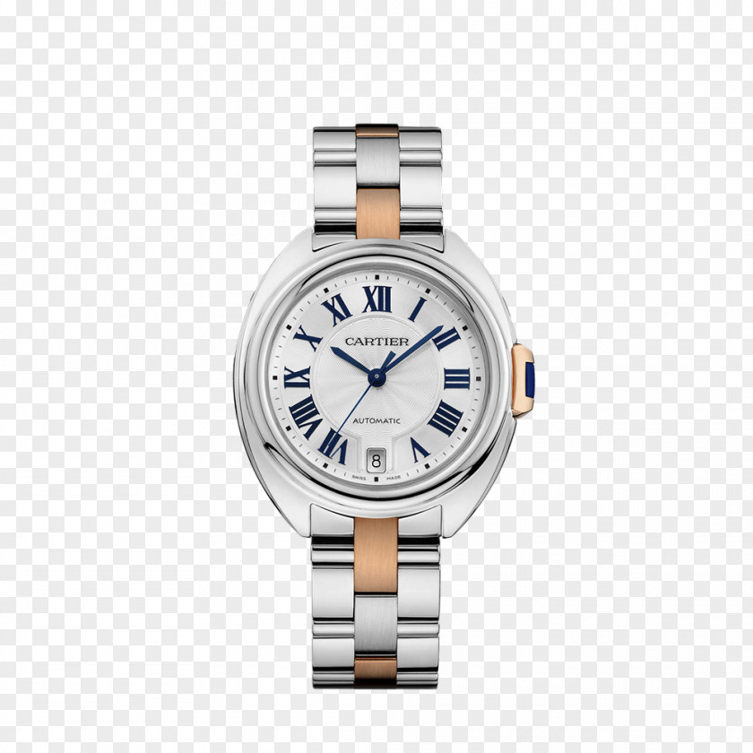 Winding Curve Cartier Fifth Avenue Automatic Watch Movement PNG