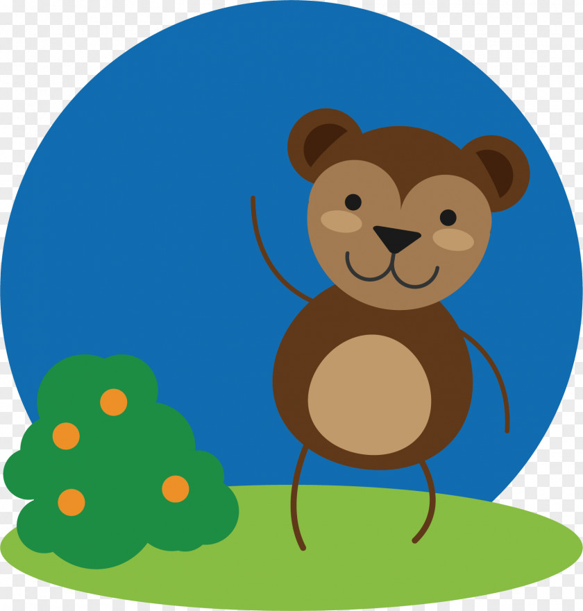 Cartoon Monkey Vector Drawing Clip Art PNG