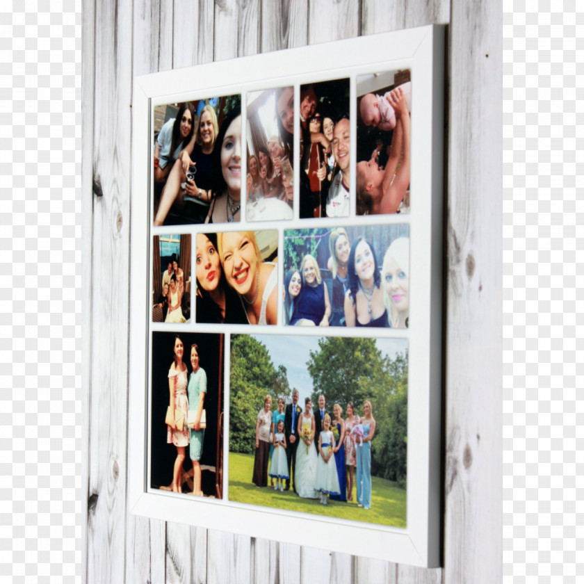 Hanging Polaroid Collage Photomontage Poster Picture Frames PNG
