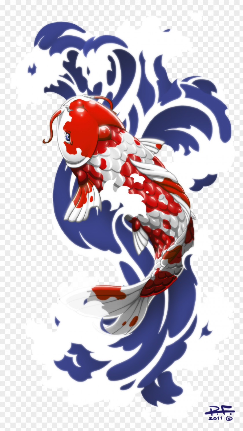 Koi Butterfly Art Drawing Painting PNG